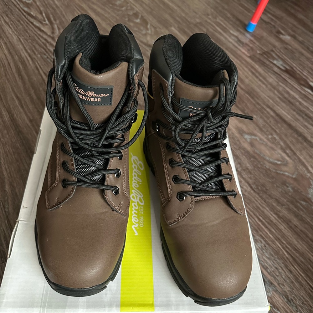 Eddie Bauer Hillsboro  steel toe work boots 🥾
